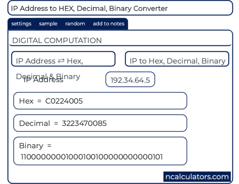 mac address converter to hexadecimal